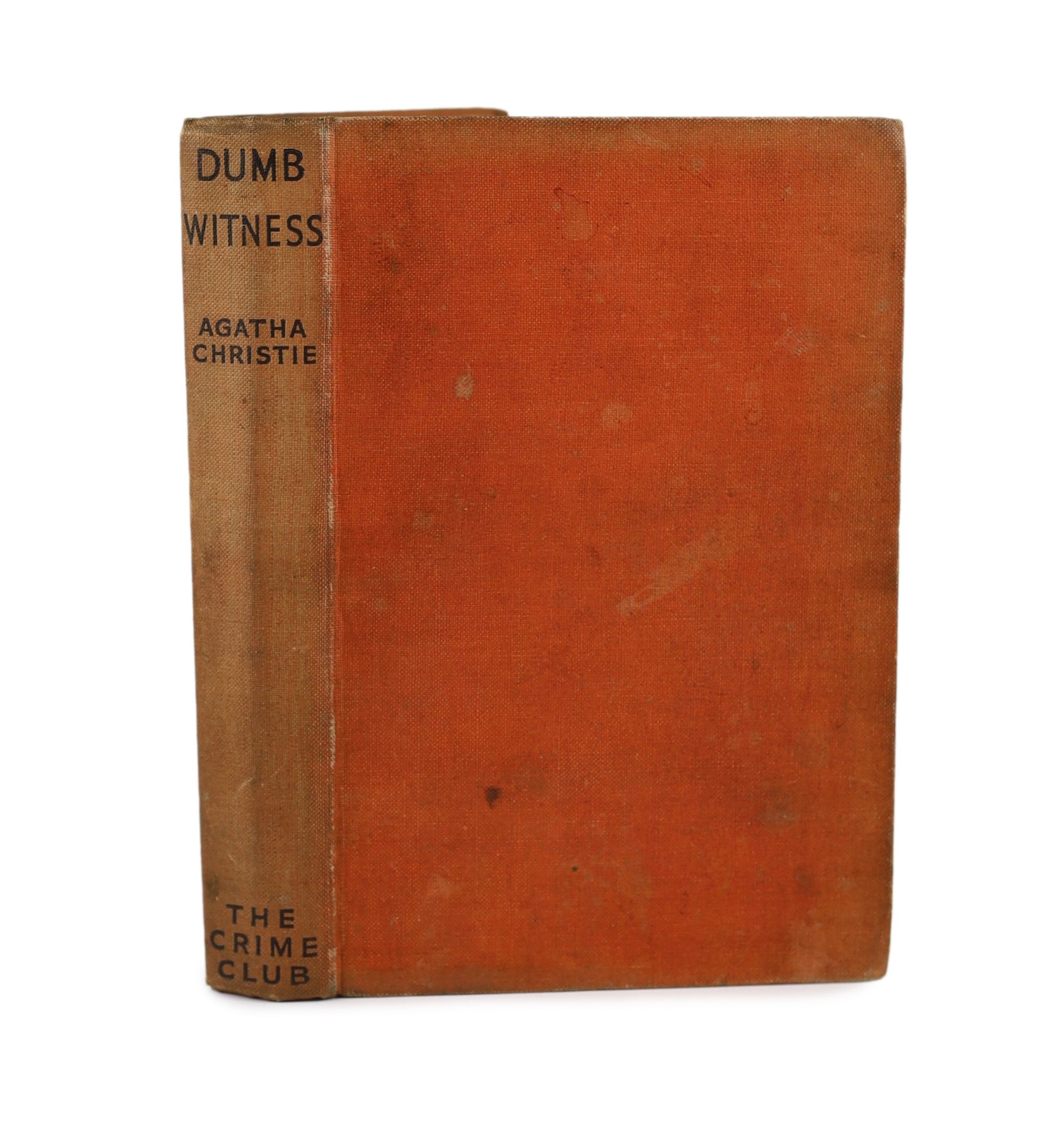 Christie, Agatha - Dumb Witness, 1st edition